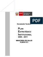 Plan Estratégico Institucional 2008 - 2011