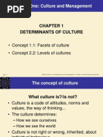 Part One: Culture and Management