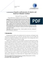 Calculation of Passive Earth Pressure of Cohesive Soil Based On Culmann's Method