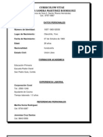 Curriculum Vitae Johanna Samira Martinez Rodriguez