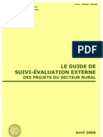 Le Guide de Suivi Evaluation Externe Des Projets PDF