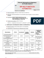 SBP MULTI INSETICIDA AUTOMA üTICO - FISPQ - REV.01