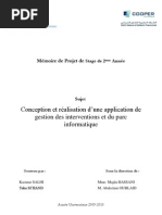 Cooper Conception Realisation Application Gestion Interventions Parc Informatique