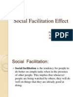 Social Facilitation in Group Dynamics