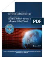 Resilient Military Systems and Advanced Cyber Threat