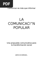 Cartilla de Comunicacion Popular