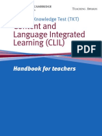 Teaching Knowledge Test Clil