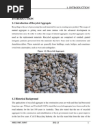 Recycled Aggregates