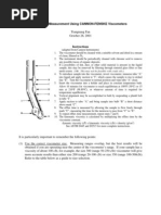 Viscosity Measurement Using CANNON-FENSKE Viscometers