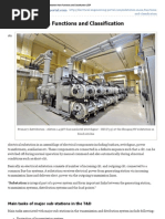 Substation Main Functions and Classification - EEP