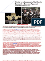 Upon Release of Martial Law Documents The Plan For America's Destruction Becomes Apparent