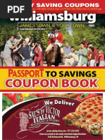 Williamsburg Coupon Book