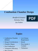 Combustion Chamber Design: Bradford Grimmel Nicholas Toro Ian Fulton