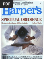 Spiritual Obediance