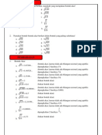 Bentuk Akar + Menyederhanakan Bentuk Akar
