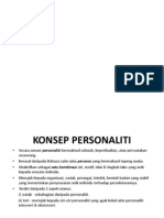 Pembentukan Personaliti Dan Konsepkendiri