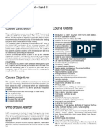 Visual Testing Level I and II Course Outline