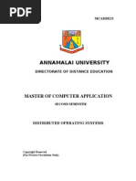 Annamalai University: Master of Computer Application