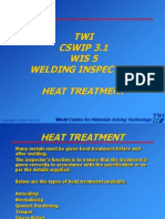 TWI CSWIP 3.1 Wis 5 Welding Inspection Heat Treatment: World Centre For Materials Joining Technology