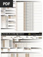 Editable D&D 4E Character Sheet