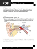 Dizziness and Balance Disorders