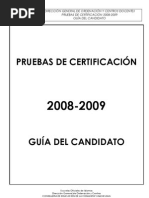 Guia Candidato Prueba Certificación 2009