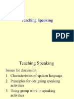 Teaching Speaking