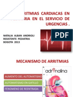 Arritmias Cardiacas en Pediatria en El Servicio de