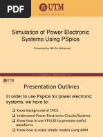 Simulation of Power Electronic Systems Using PSpice