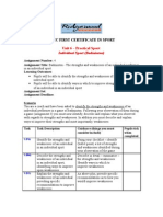 Btec First Certificate in Sport Unit 6 - Practical