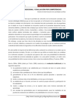 Evaluación Tradicional y Evaluación Por Competencias