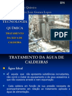 Tratamento de Água de Caldeira - IFS - 2012