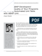 Attention ABAP Developers! Boost The Quality of Your Programs by Writing Automated Unit Tests With ABAP Unit PDF