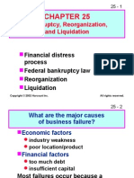 Financial Distress Process Federal Bankruptcy Law Reorganization Liquidation