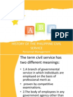 History of The Philippine Civil Service1