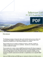 FY 2012 Annual Results Presentation PDF