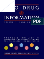 WHO Drug Information