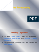 Sales Forecasting