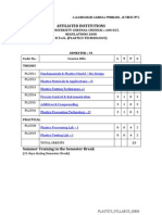 Plastic Technology Anna Univ 6 Semestwr