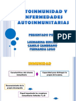 Autoinmunidad y Enfermedades Autoinmunitarias