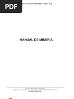 Manual Completo Mineria Cielo Tajo Abierto Subterranea