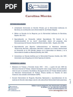 Carolina Morán CV