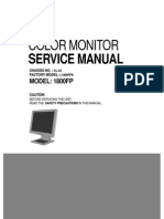 Color Monitor: Service Manual