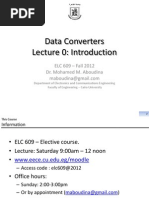 ELC609F12 Lec0 Introduction