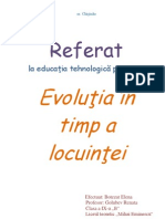 Evolutia in Timp A Locuintei