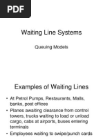 Waiting Line Systems: Queuing Models