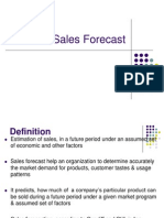 Sales Forecast