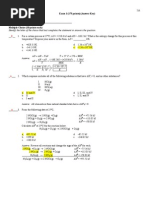 Gen Chem II Exam 1 Ans Key VA f08