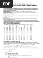 Influences of Silica Modulus