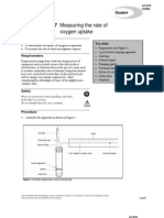 A2 Measuring The Rate of Oxygen Up Take